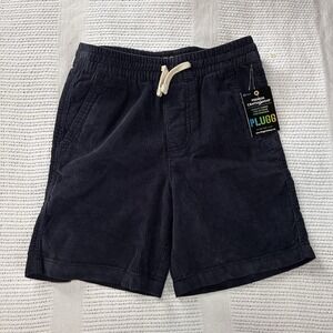 New Plugg Co Boys 8 Dark Blue Corduroy Shorts 6" Inseam
